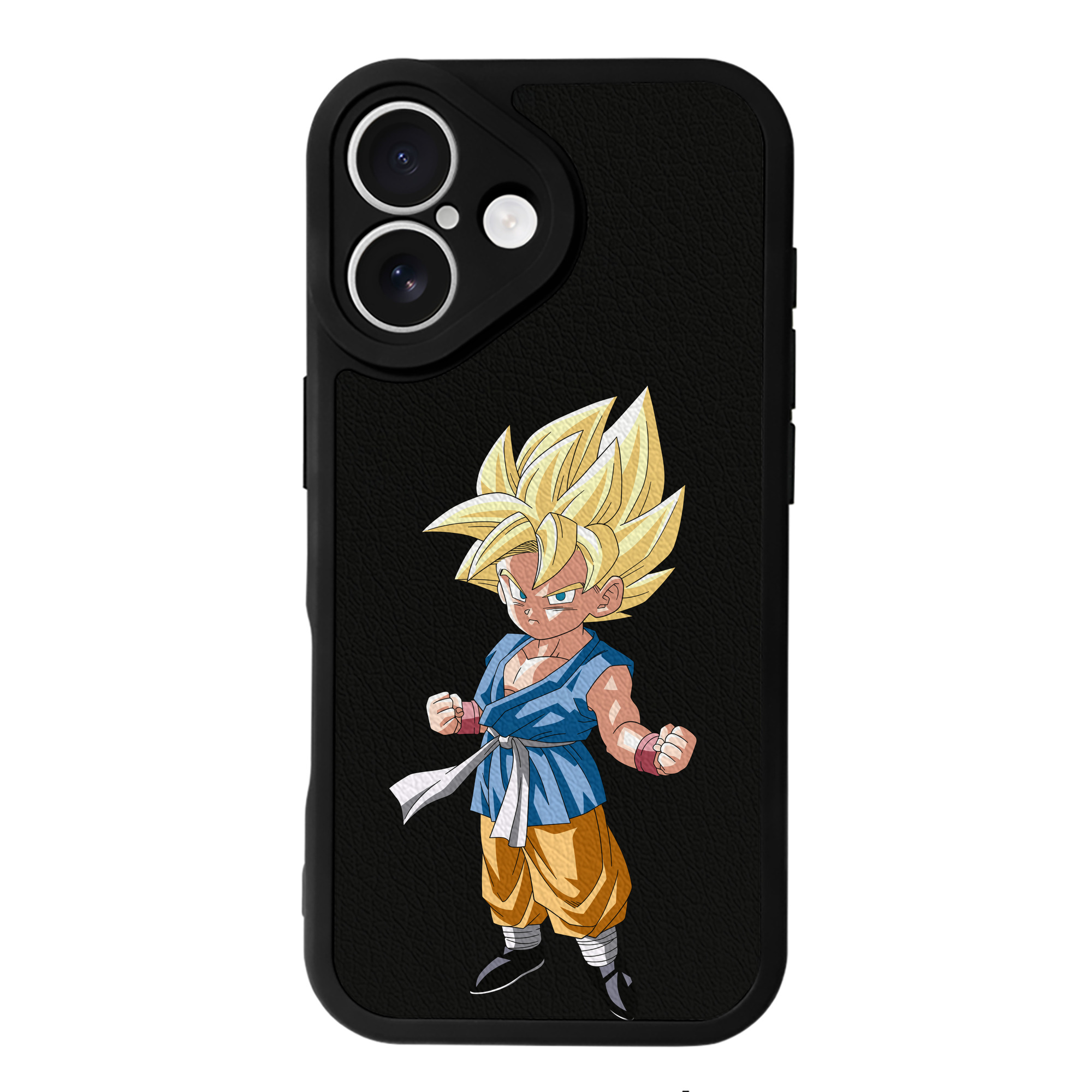 （画像用） ドラゴンボール 孫 悟飯（そんごはん）DRAGON BALL Son Gohan 【iPhone 16シリーズ対応】シリコンスマホケース（レザー調） 材質：シリコン